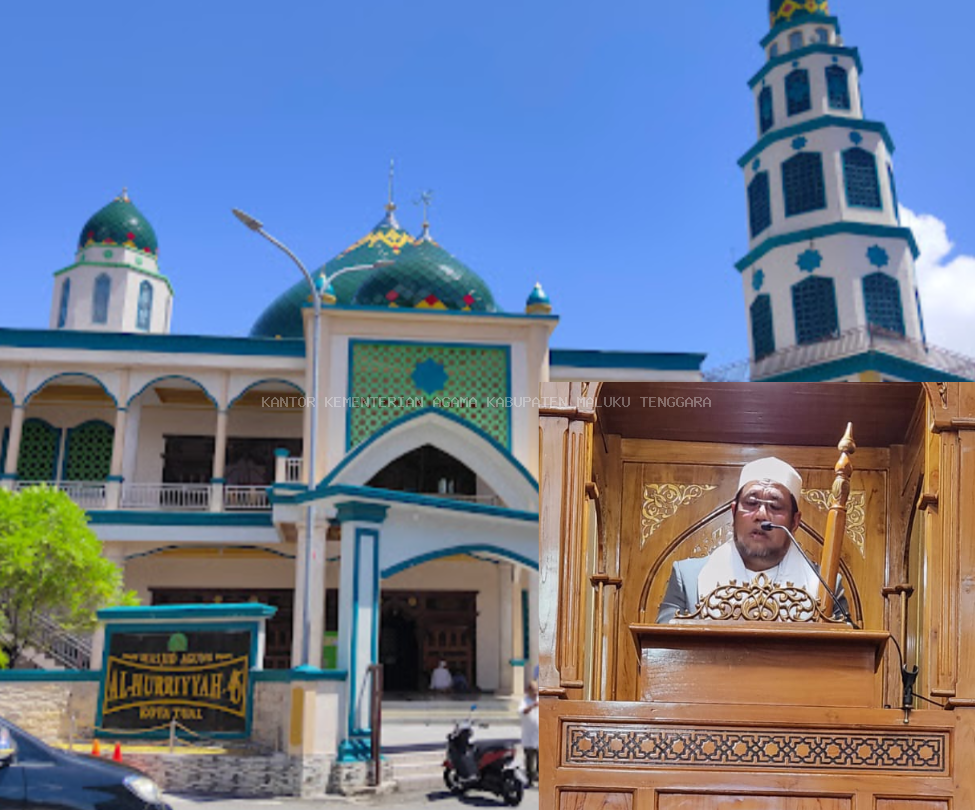 Sampaikan Khutbah Jumat Di Masjid Al Huriyah 45 Tual, Kakan Kemenag Malra Ingatkan Jamaah Soal Pentingnya Tabayyun