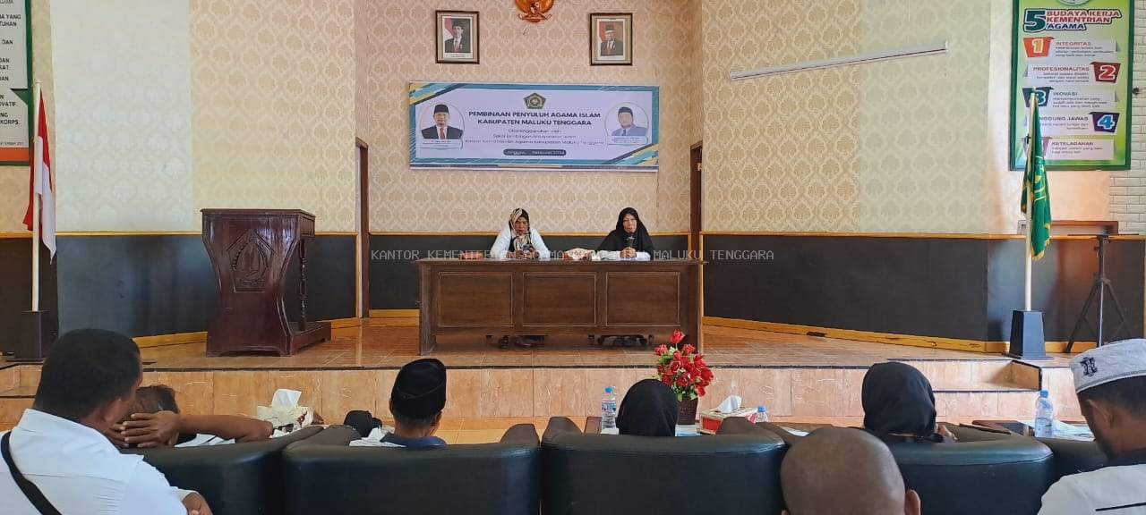 Penyuluh Agama Islam Kemenag Malra Diberi Penguatan Tentang Konseling dan Bimbingan Spiritual