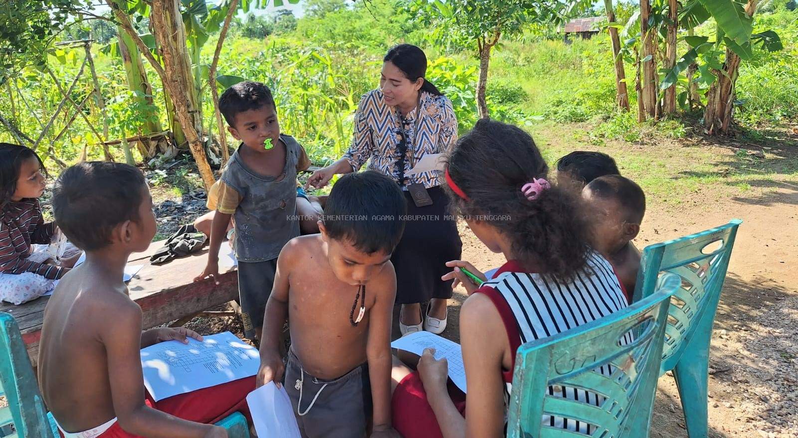 Penyuluh Agama Kristen Kemenag Malra Laksanakan Bimbingan Anak, Upaya Memperkenalkan Keberagaman Agama dan Toleransi Sejak Usia Dini