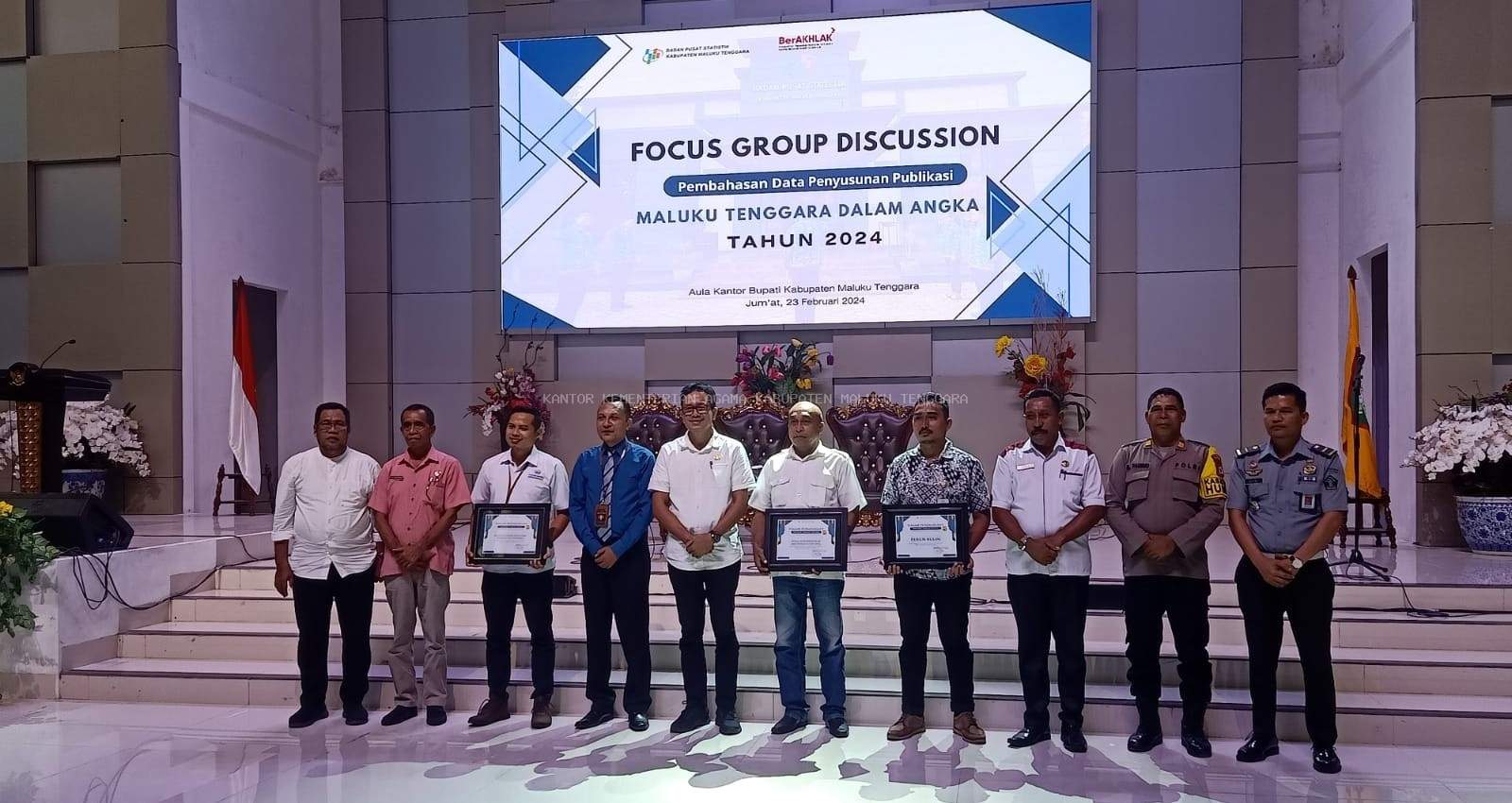 Kakan Kemenag Malra Hadiri FGD Publikasi Maluku Tenggara dalam Angka 2024