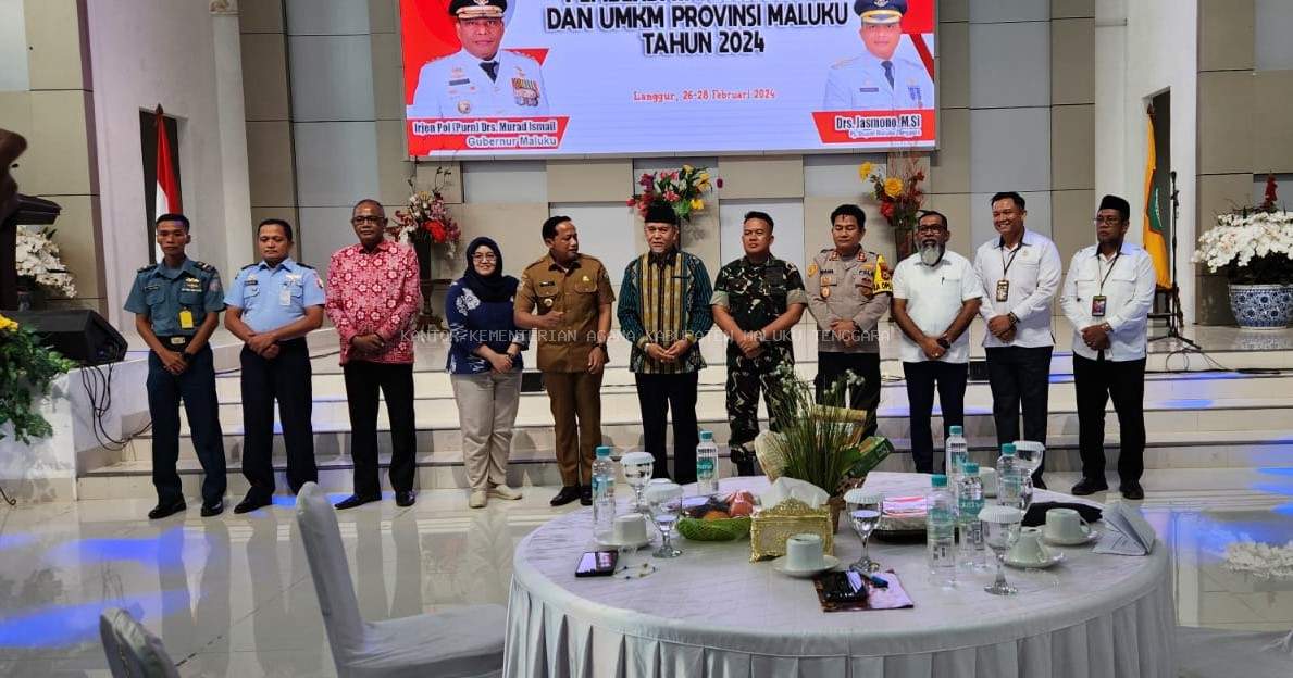 Kakan Kemenag Malra Pimpin Doa pada Rakor Pemberdayaan Koperasi dan UMKM Maluku