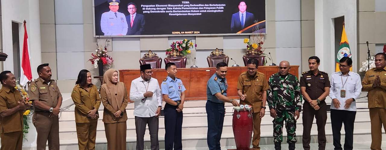 Kakan Kemenag Malra Hadir dan Bacakan Doa pada Forum  Lintas Perangkat Daerah 2024