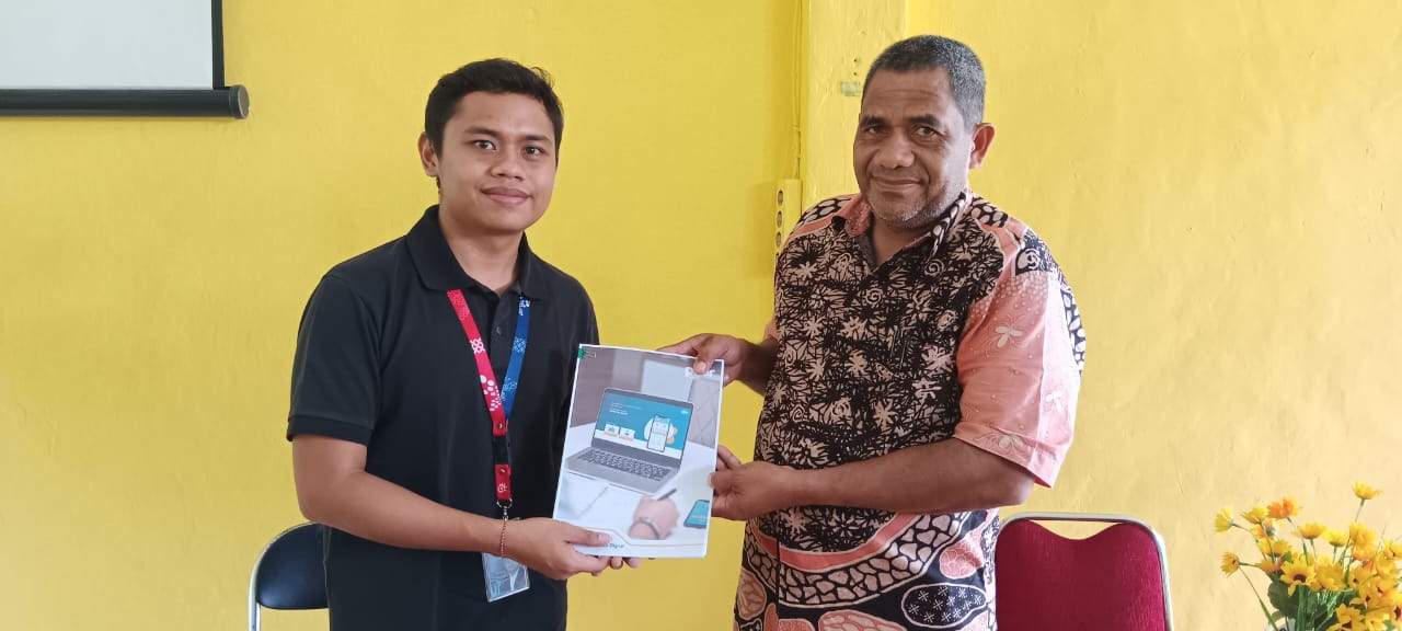 Penandatangan MOU Antara Kepala MAN Maluku Tenggara dan PT. Telkom Maluku Tenggara