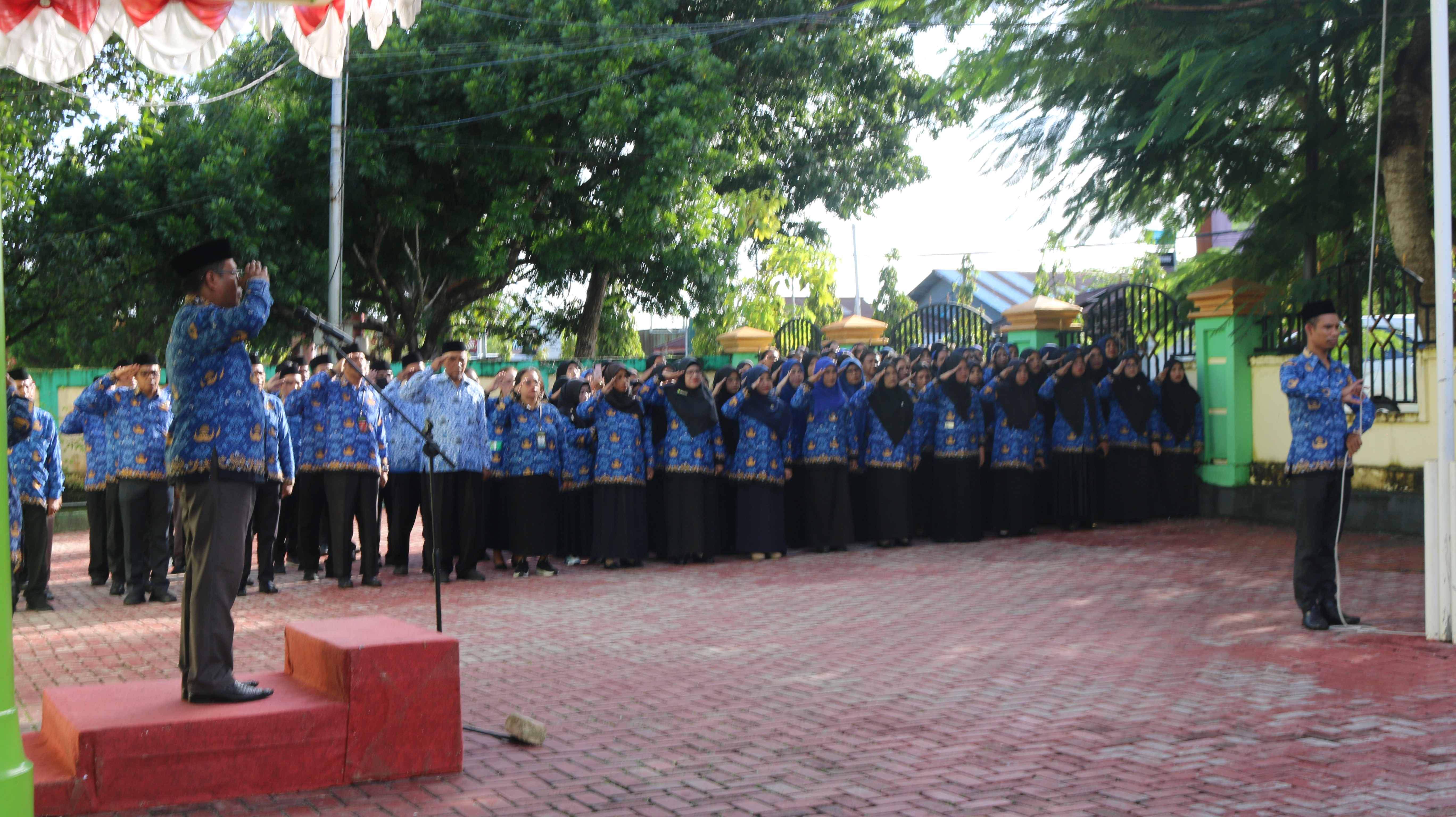 Kantor Kemenag Malra Gelar Upacara Peringatan Hari Pendidikan Nasional