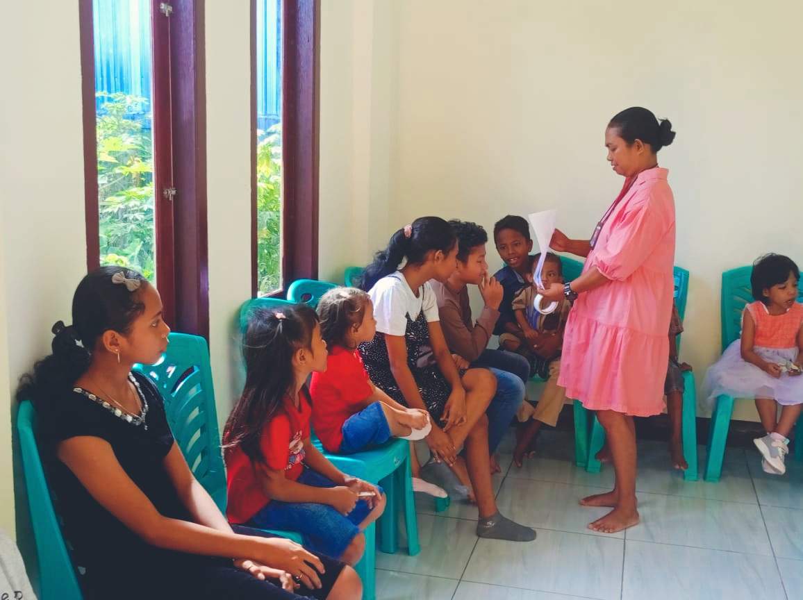 Kesadaran Dan Tanggung Jawab Kelola Alam, Materi Bina Spiritual Oleh Penyuluh Agama Kristen Wasti Endomina Madubun Bagi Anak Sekolah Minggu Gereja Injil Seutuh Internasional Langgur