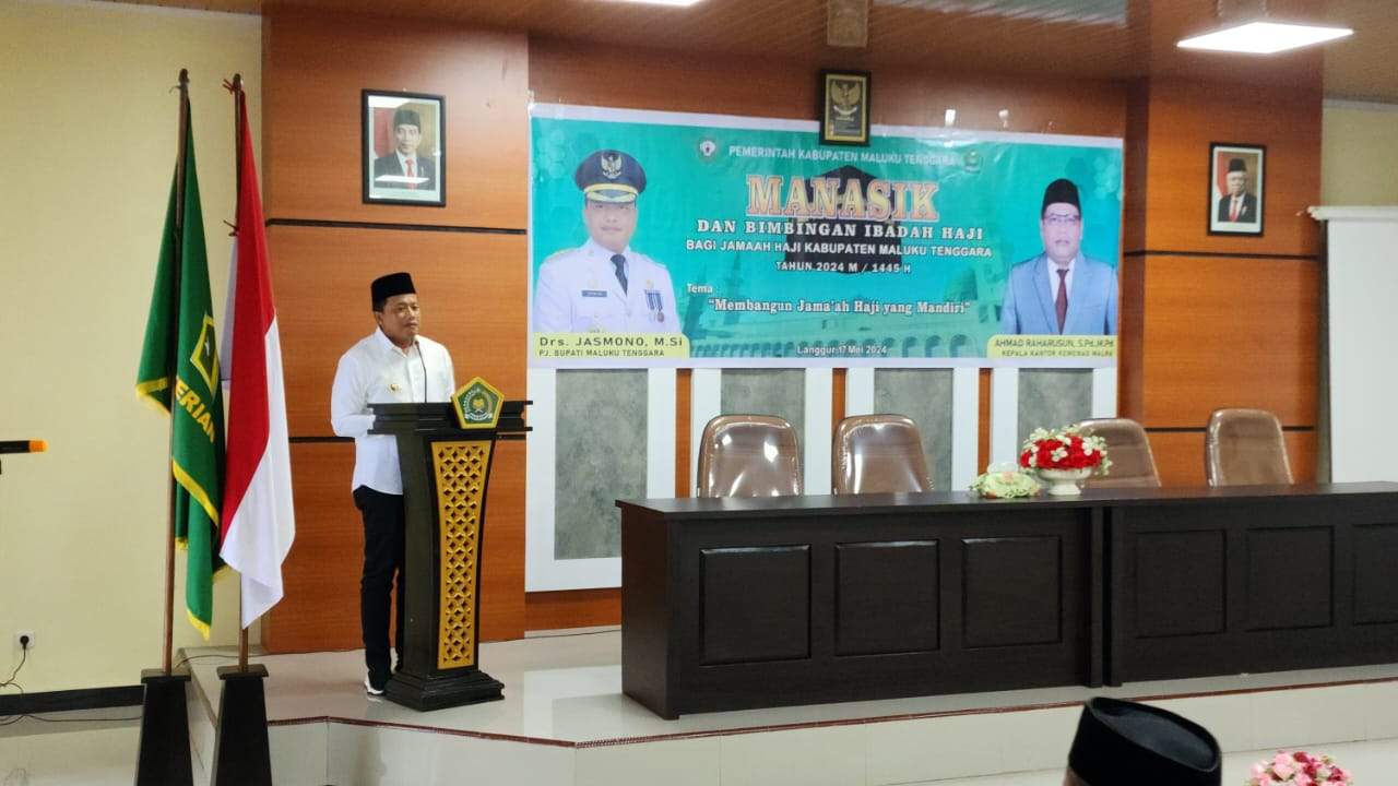 Buka Bimbingan Manasik Haji Tingkat Kabupaten, Pj. Bupati: Pemerintah Kab. Maluku Tenggara Akan Terus Memantau Perkembangan Jemaah Selama Di Tanah Suci