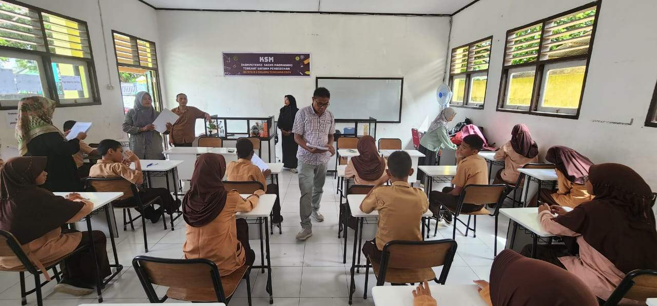 Siswa MTs N Maluku Tenggara ikuti Seleksi Kompetensi Sains Madrasah Tingkat Satuan Pendidikan Dengan Semangat dan Optimisme Tinggi