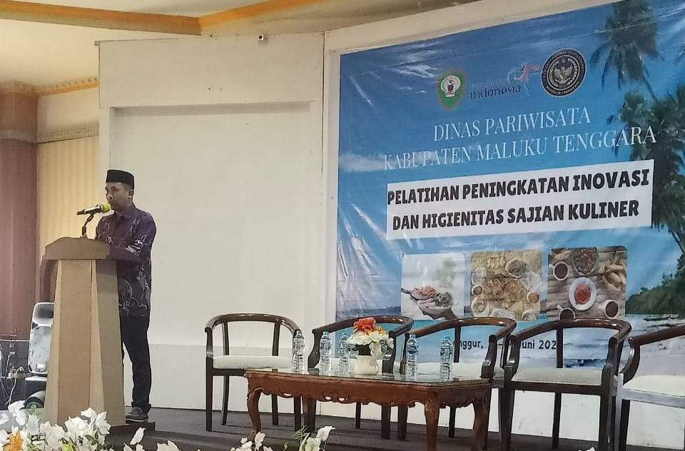 Kepala Seksi Bimas Islam Bacakan Doa pada Acara Pelatihan Peningkatan Inovasi dan Higienitas Sajian Kuliner