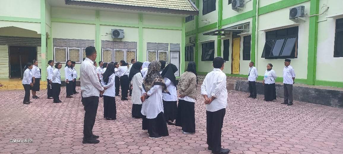 Kepala Seksi Bimas Katolik Pimpin Apel Pagi, Ingatkan Dua Hal Penting