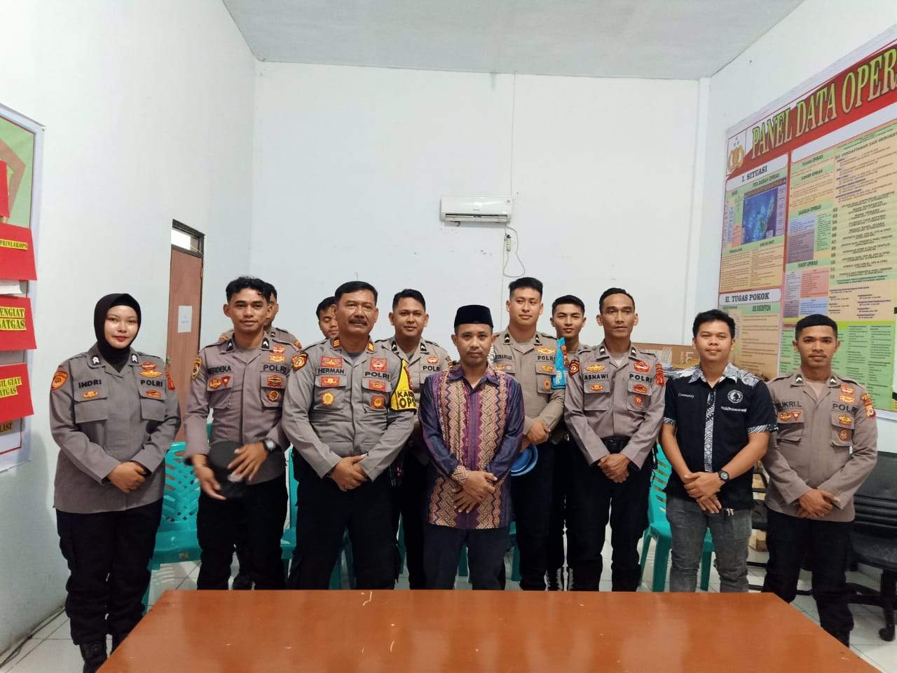 Mewakili Kepala Kantor, Kasie BImas Islam Laksanakan Bimbingan Rohani dan Mental di Polres Maluku Tenggara