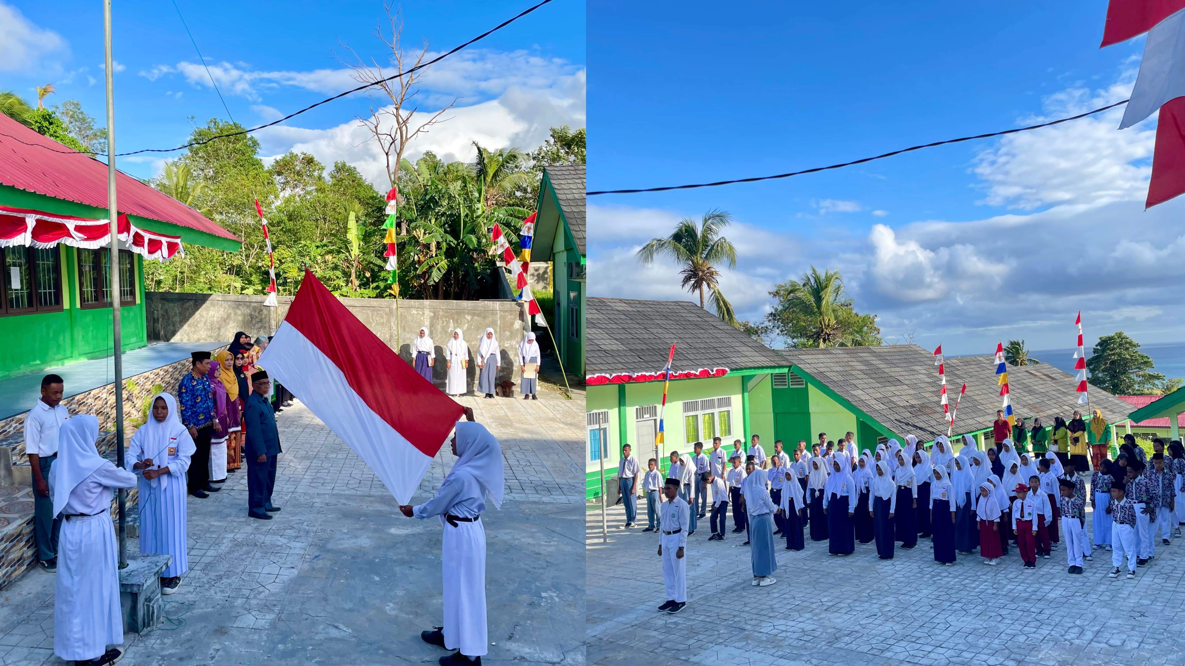 MTs Negeri 3 Maluku Tenggara Laksanakan Upacara Peringatan HUT ke-79 Republik Indonesia