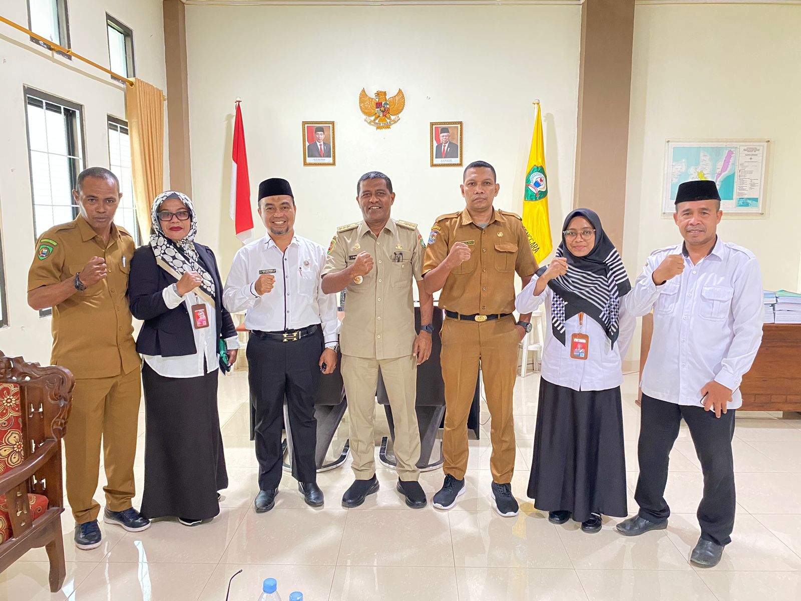 Kepala KUA Kunjungi Camat Kei Kecil, Kordinasi dan Bahas Dukungan Program KUA