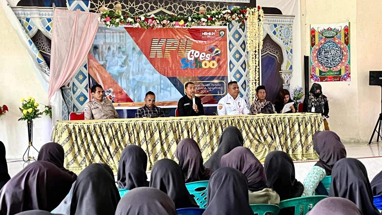 KPU Goes to School, Siswa MAN Maluku Tenggara Ikuti Sosialisasi Pendidikan Pemilih Pemula