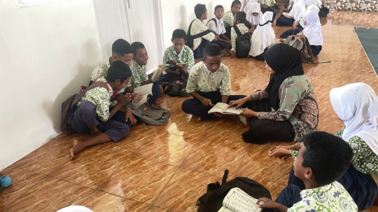 Pembinaan Baca Tulis Al-Qur’an, Kepala MTs Negeri 2 Malra: Mari Berantas Buta Aksara Al-Qur’an