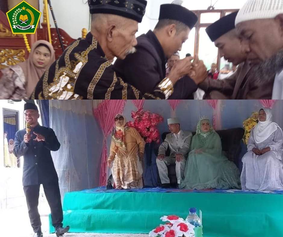 Hadiri Pernikahan Kepala KUA Memimpin Proses Ijab qobul dan Penghulu Milhan Rehalat Sampaikan hikmah pernikahan